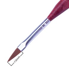 Ergonomikus akril ecset, barna, 4-es méret