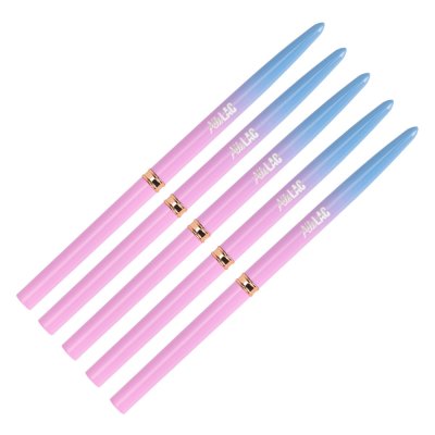 Sada štětců na zdobení nehtů AlleLac – Pink & Blue Line (5 ks)