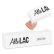 Blok na nechty AlleLac - biely 240/240