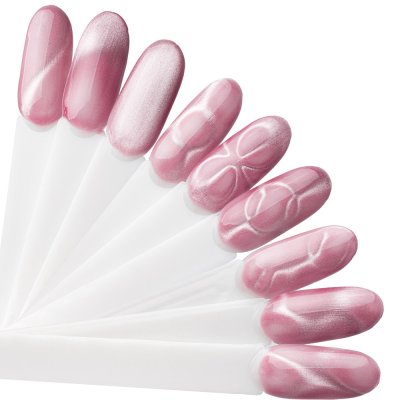 Oboustranný magnet Cat Eye Molly Nails růžový