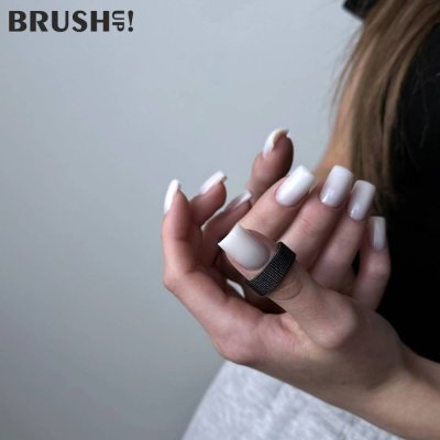 BRUSH UP! Stavebný UV/LED gél Do Well with Building Gel White Star, 12g