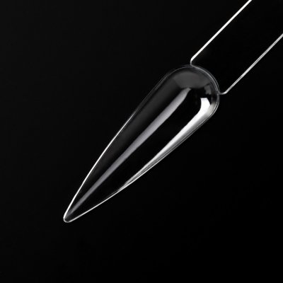 Vzorkovník koliesko - špicaté tipy clear - 50ks