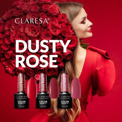 Gél lak CLARESA® Dusty Rose 4, 5g