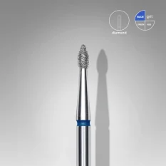 Diamantová fréza STALEKS Expert Pointed Bud - modrá, FA60B018/4 (1,8mm/4mm)