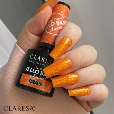 Gel lak CLARESA® Rainbow Jello Base Amber