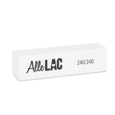 Blok na nehty AlleLac - bílý 240/240