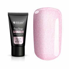 Silcare® POLYGEL Easy Shape SUGAR PINK SPARKLE, 30g