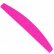 Pilník na nechty Slim neon pink loďka - 100/100 bio drevený
