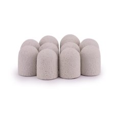 Brusné kloboučky Fabric Podo bílé 10mm / 240, 10ks