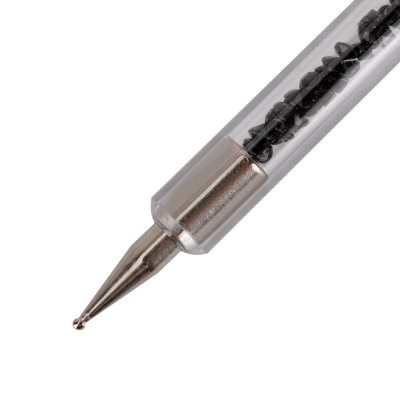 2in1 Zdobiaci štetec a pero 3 MollyLac black zircon 10mm