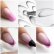 Köröm matricák - French Manicure - Gradient French Ombre Black SD-1934