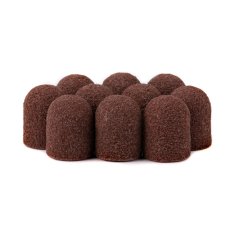 Brusné kloboučky hnědé 13mm, hrubost 100, 10ks