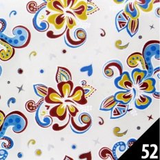 Transfer fólia kvety 100cm - 52