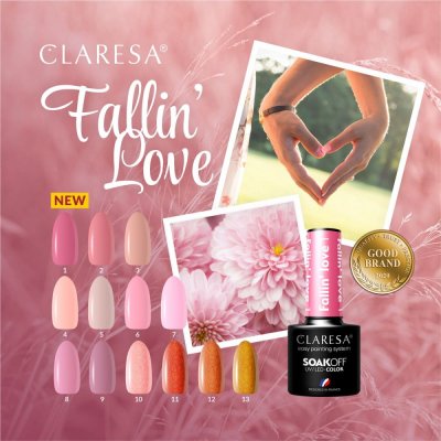 CLARESA® Fallin’ Love 12 gél lakk, 5g