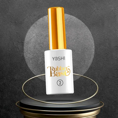 Gel lak YOSHI Rubber Base 2 - Milky White, 10ml