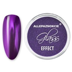 Prášek na nehty Glass Effect Purple - 7