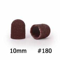 Brúsne klobúčiky hnedé 10mm, drsnosť 180, 10ks