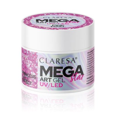 CLARESA® Art gel MEGASTAR Pink Pixel, 10g