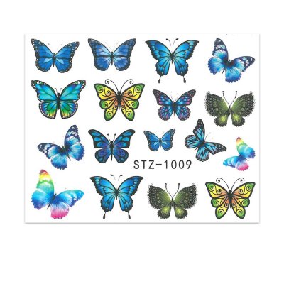 Vodolepky na nechty Motýle STZ-1009