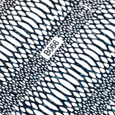 Tenké nálepky na nechty - Snake Skin B066 čierne