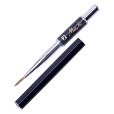MollyLac Zdobiaci štetec skladací čierny 11mm č.2
