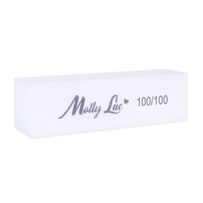 Blok na nechty MollyLac - biely 100/100