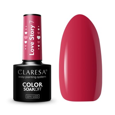 Gél lakk CLARESA® Love Story 7, 5g