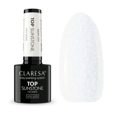 Gél lak CLARESA® TOP NO WIPE SUNSTONE, 5g