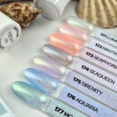 Gél lak YOSHI Mermagic - Moonqua 177 (polotransparentný), 6ml