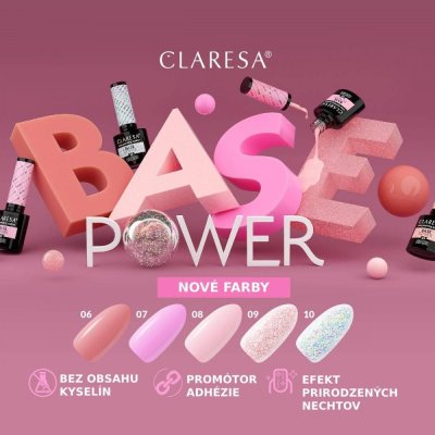 Gel lak CLARESA® Base Power 10, 5g