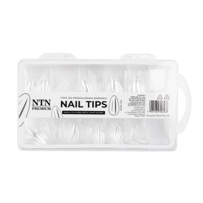 Clear tippek ragasztófelület nélkül, 2-ös modell, 100 db