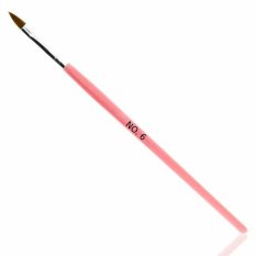 Ružový štetec na akryl č.6