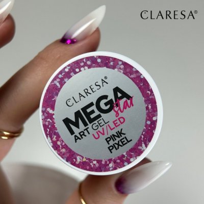 CLARESA® Art gel MEGASTAR Pink Pixel, 10g