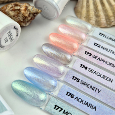 Gel lak YOSHI Mermagic - Seaqueen 174 (polotransparentní), 6ml