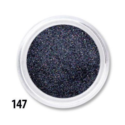 Glitrový prach - tmavo šedý - 147