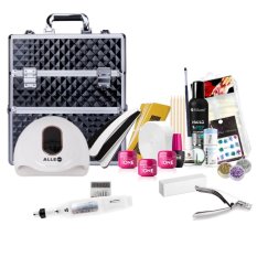 Sada na gelové nehty START PLUS s bruskou a kufříkem XXL