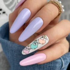 Gél lak YOSHI Cooltove Pastelove - Purple Train 803, 6ml