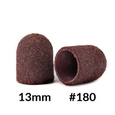 Brusné kloboučky hnědé 13mm / 180, 10ks