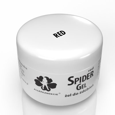Spider gél - červený, 3ml