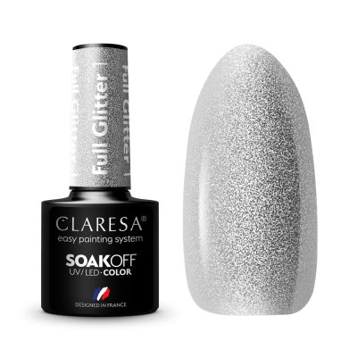 Gel lak CLARESA® FULL GLITTER 1, 5g