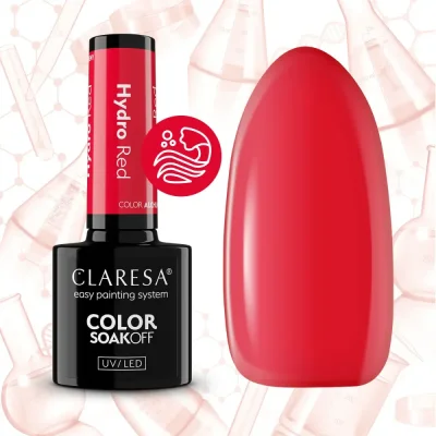 Gél lak CLARESA® HYDRO RED (polopriesvitný), 5g