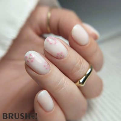 BRUSH UP! Stavebný UV/LED gél Do Well with Building Gel White Star, 12g