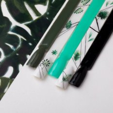 Nálepky na nehty Green leaf - listy CA-711