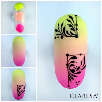 Ombre nechty - Claresa Fluo 1, 5, Lollipop 2 Ombre nechty - Claresa Fluo 1, 5, Lollipop 2
