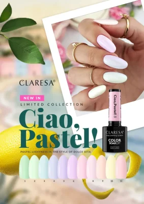 Gel lak CLARESA® Ciao, Pastel! 10, 5g