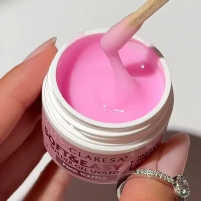 CLARESA® Stavebný gél na nechty SOFT & EASY Builder gel PINK WAFFLE, 12g