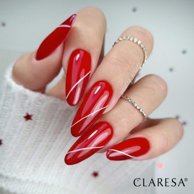 Claresa Red 418, 429 a Paint gel White