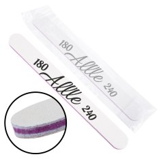 Egyenes fehér körömreszelő Allle High Quality - 180/240 CU-6