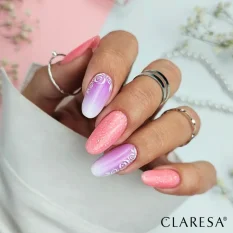 CLARESA® Brush Easy Gel GLITTER PEACH, 5g