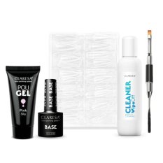 CLARESA® POLY gel PINK, 30g - set II.